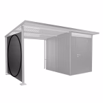 parete laterale per tetto laterale di avantgarde a2,a6 shed grigio scuro metallizzato
