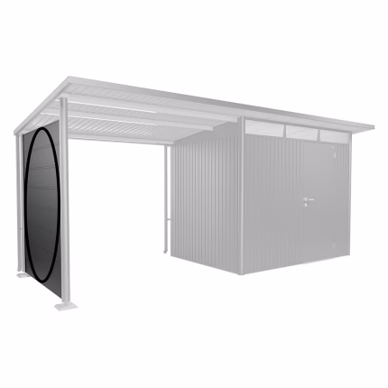 pannello laterale per tetto laterale di avantgarde a1,a5 shed grigio scuro metallizzato
