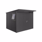 casetta per attrezzi avantgarde mis. a6 we grigio scuro met. con porta singola