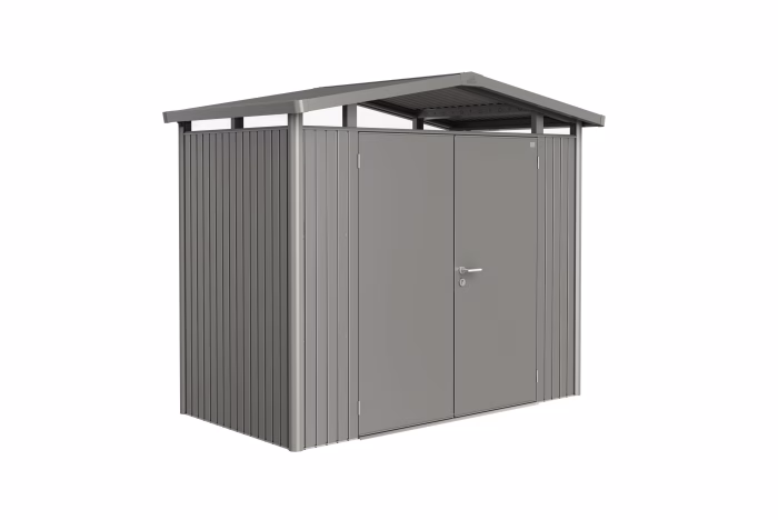 casetta panorama mis. p1 grigio quarzo met. con porta a due battenti