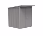 casetta avantgarde mis. a1 grigio quarzo metallizzato con porta a due battenti stretta
