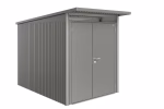 casetta avantgarde mis. a3 grigio quarzo metallizzato con porta a due battenti stretta