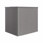 armadio per attrezzi mis. 190 large grigio quarzo met.