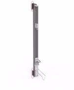set di montaggio bikelift per casetta grigio scuro metallico