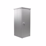 armadio da balcone julia taglia l high argento metallizzato