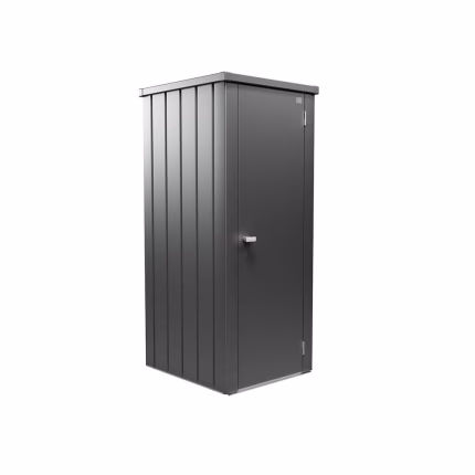 armadio da balcone julia taglia l high grigio scuro metallizzato