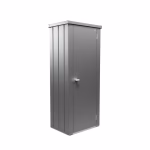armadio da balcone julia taglia m high grigio quarzo metallizzato