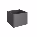 aiuola rialzata mis. 1x1 grigio scuro metallizzato