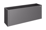 aiuola rialzata mis. 2x0,5 grigio scuro metallizzato