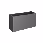 aiuola rialzata mis. 1,5x0,5 grigio scuro met.
