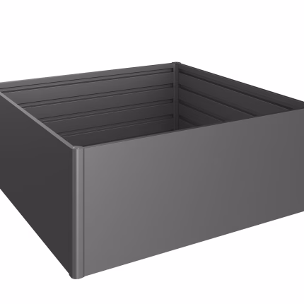 aiuola rialzata mis. 2x2 grigio scuro metallizzato