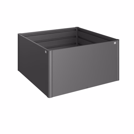 aiuola rialzata mis. 1,5x1,5 grigio scuro met.