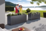 fioriera belvedere maxi mis. 100 grigio scuro met.