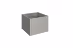 aiuola rialzata mis. 1x1 grigio quarzo metallizzato