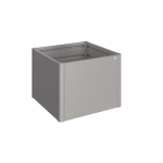 aiuola rialzata mis. 1x1 grigio quarzo metallizzato
