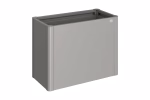 aiuola rialzata mis. 1x0,5 grigio quarzo metallizzato