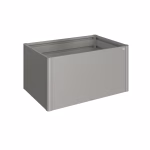 aiuola rialzata mis. 1,5x1 grigio quarzo met.