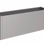 aiuola rialzata mis. 2x0,5 grigio quarzo metallizzato