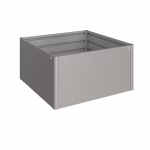 aiuola rialzata mis. 1,5x1,5 grigio quarzo met.