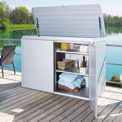 highboard mis. 160 argento met.