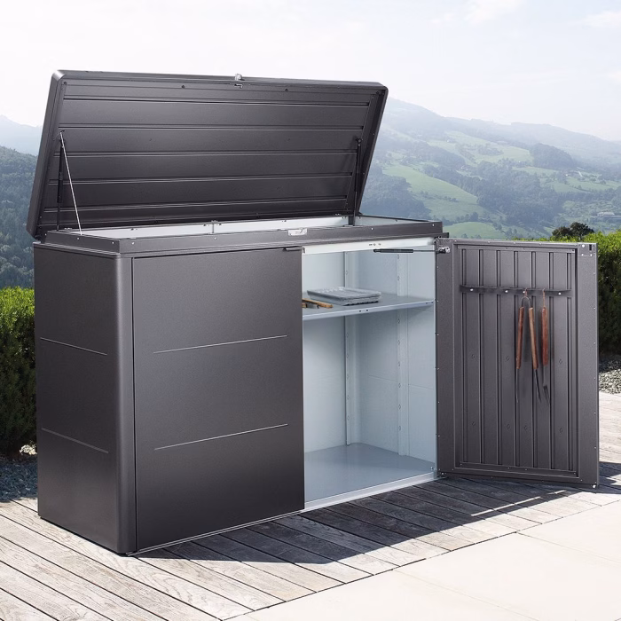 highboard mis. 200 grigio quarzo met.