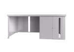 parete posteriore per tetto laterale per casetta neo argento metallizzato