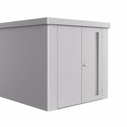 casetta neo 3b doppia porta. argento metallico