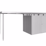 tetto laterale casetta highline mis. h2 argento met.