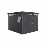 casetta per attrezzi highline mis. h5 we grigio scuro met. con porta singola