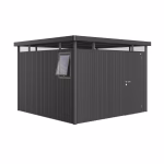 casetta per attrezzi highline mis. h6 we grigio scuro met. con porta singola