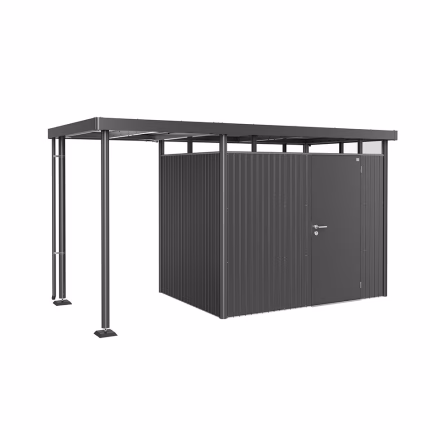 tettoia laterale ghh h2 taglia s grigio scuro metallizzato