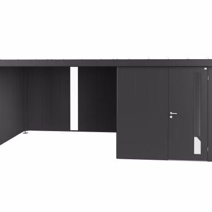 parete posteriore per tetto laterale per casetta neo grigio scuro metallizzato