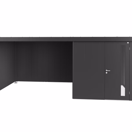 parete laterale per tetto laterale per casetta neo taglia 3a/3b/3c/3d grigio dujkel metallizzato