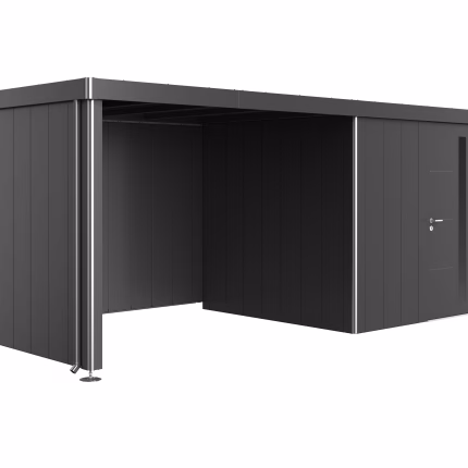 parete laterale per tetto laterale per casetta neo taglia 2a/2b/2c/2d grigio dujkel metallizzato