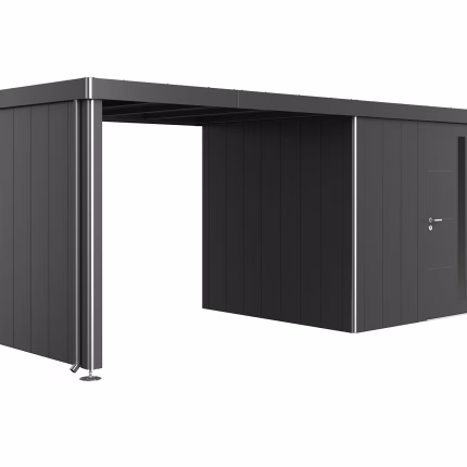 tetto laterale per casetta neo taglia 3a/3b/3c/3d grigio scuro metallizzato