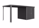tetto laterale per casetta neo taglia 2a/2b/2c/2d grigio scuro metallizzato