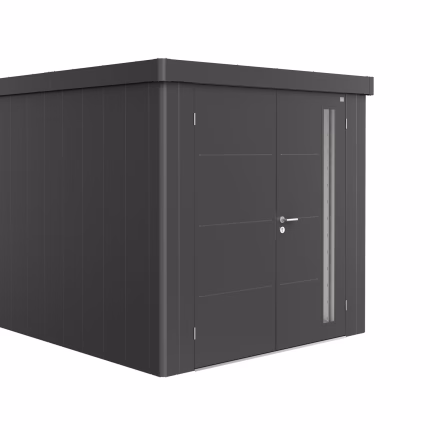 casetta neo 3b doppia porta. grigio scuro metallizzato