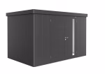 casetta neo 2d a doppia porta. grigio scuro metallizzato