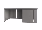 parete posteriore per tetto laterale per casetta neo grigio quarzo metallizzato