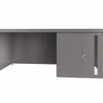 parete laterale per tetto laterale per casetta neo taglia 2a/2b/2c/2d grigio cava metallizzato