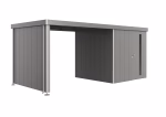 tetto laterale per casetta neo taglia 3a/3b/3c/3d grigio quarzo metallizzato