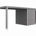 tetto laterale per casetta neo taglia 2a/2b/2c/2d grigio quarzo metallizzato