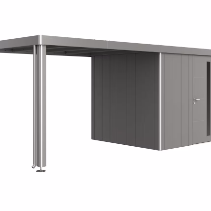tetto laterale per casetta neo taglia 2a/2b/2c/2d grigio quarzo metallizzato