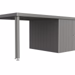 tetto laterale per casetta neo taglia 3a/3b/3c/3d grigio quarzo metallizzato