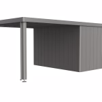 tetto laterale per casetta neo taglia 4a/4b/4c/4d grigio quarzo metallizzato