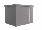 casetta da giardino neo 2c porta standard. grigio quarzo metallico