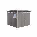 casetta per attrezzi highline mis. h4 we grigio quarzo met. con porta singola
