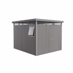 casetta per attrezzi highline mis. h5 we grigio quarzo met. con porta singola