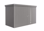 casetta da giardino neo 1d porta standard. grigio quarzo metallizzato