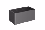 fioriera belvedere mini mis. 100 grigio scuro met.